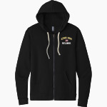 KING'S FORK HIGH SCHOOL BULLDOGS <span class="pdp-name-mascot">KINGS FORK BULLDOGS</span> Next Level Apparel Unisex Santa Cruz Zip Hoodie Front Thumbnail