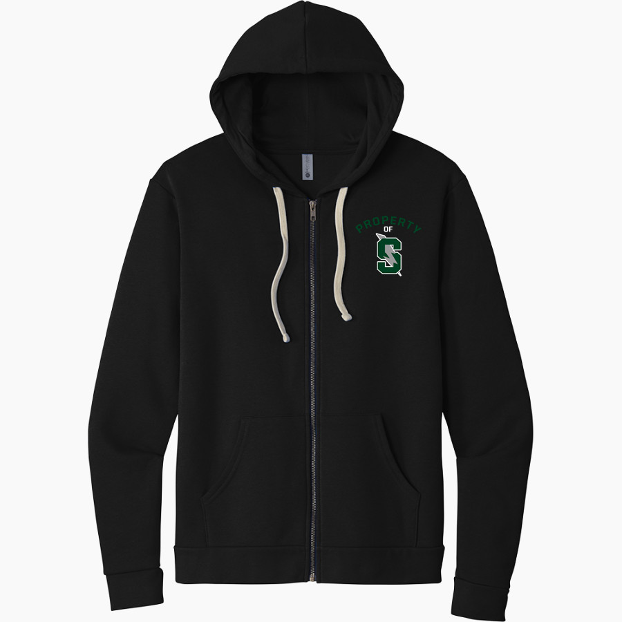 Summit High School Storm <span class="pdp-name-mascot">Summit High School Storm</span> Next Level Apparel Unisex Santa Cruz Zip Hoodie