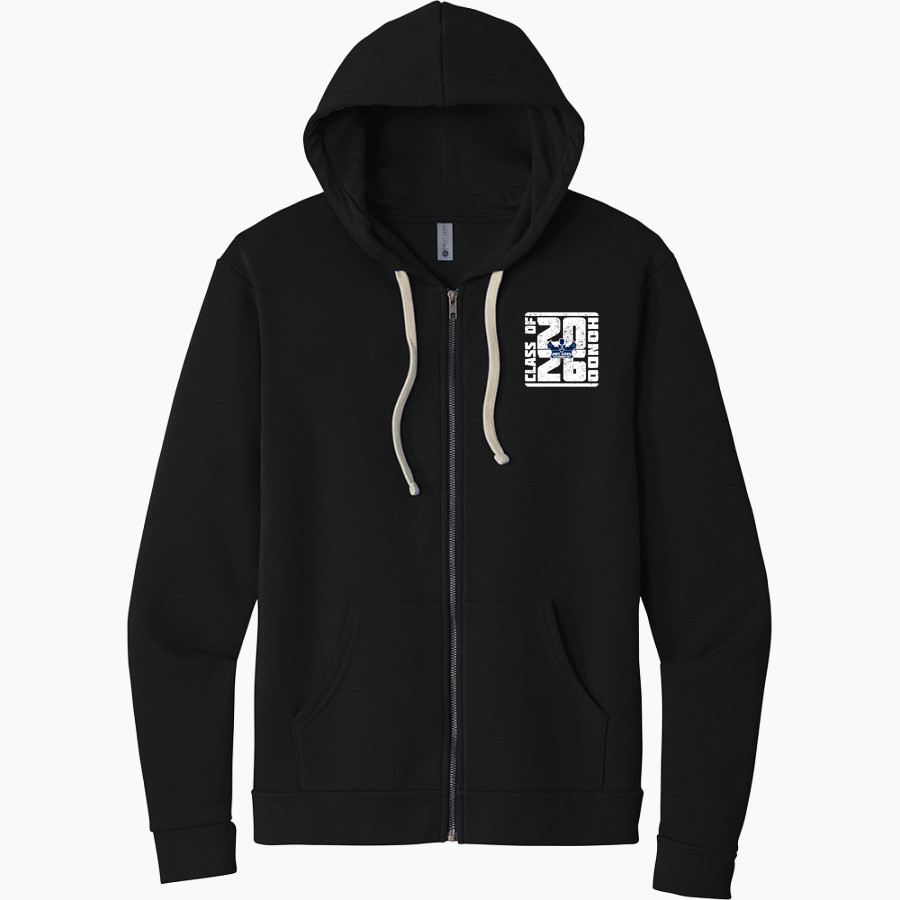 HONDO HIGH SCHOOL OWLS <span class="pdp-name-mascot">HONDO OWLS</span> Next Level Apparel Unisex Santa Cruz Zip Hoodie