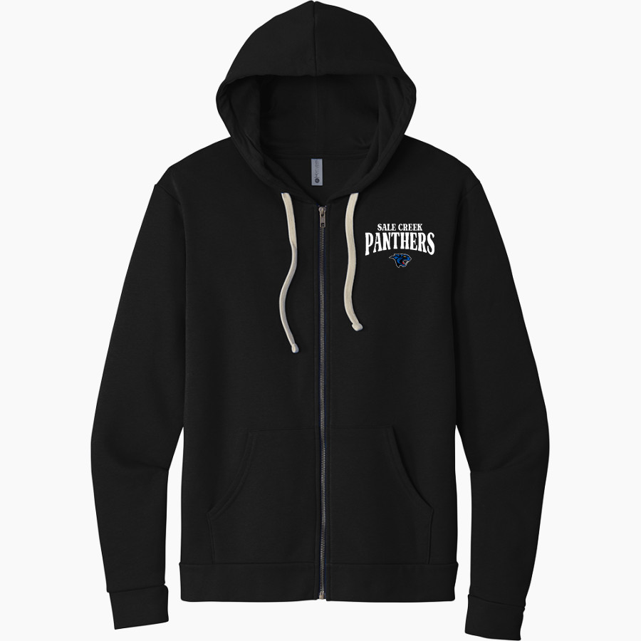 SALE CREEK Panthers Online Store <span class="pdp-name-mascot">SALE CREEK PANTHERS /LADY</span> Next Level Apparel Unisex Santa Cruz Zip Hoodie
