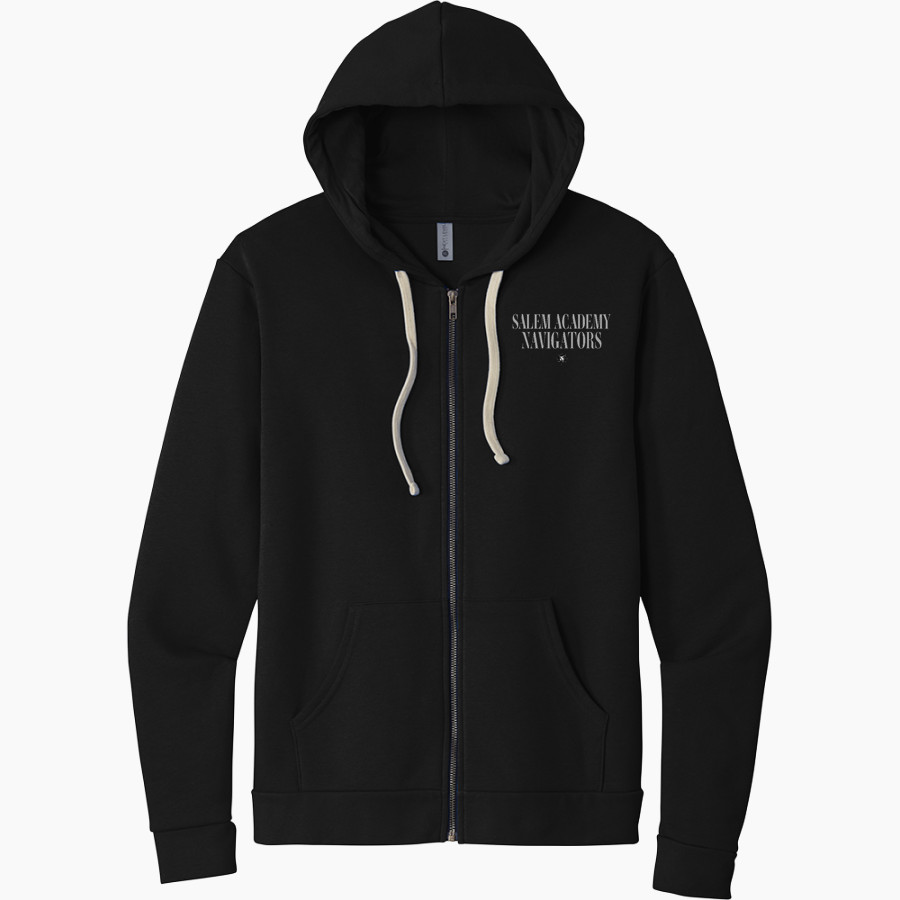 SALEM ACADEMY Navigators <span class="pdp-name-mascot">SALEM ACADEMY Navigators</span> Next Level Apparel Unisex Santa Cruz Zip Hoodie