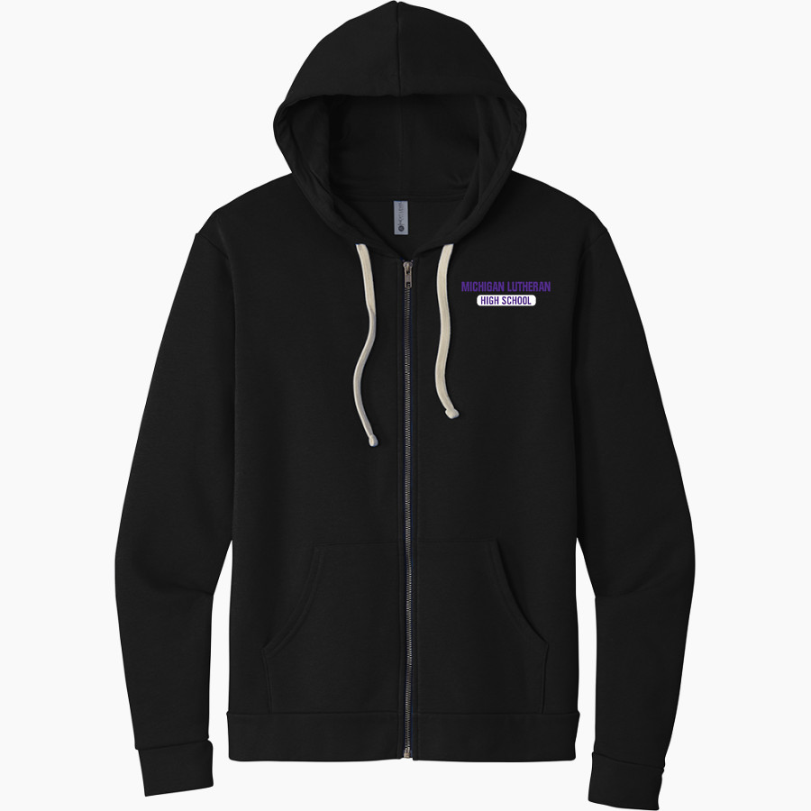 Michigan Lutheran Titans <span class="pdp-name-mascot">Michigan Lutheran High School Titans</span> Next Level Apparel Unisex Santa Cruz Zip Hoodie