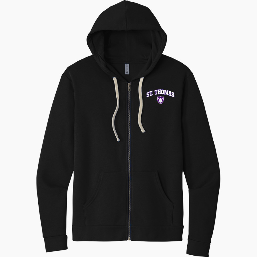 University Of St. Thomas Athletics The Official Online Store Next Level Apparel Unisex Santa Cruz Zip Hoodie