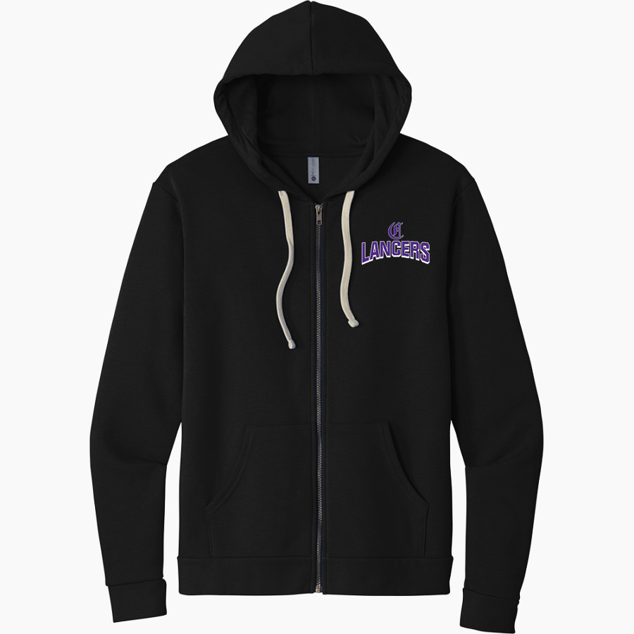 Carlsbad Lancers <span class="pdp-name-mascot">Carlsbad Lancers</span> Next Level Apparel Unisex Santa Cruz Zip Hoodie