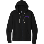 JJC Wolves <span class="pdp-name-mascot">JJC Wolves</span> Next Level Apparel Unisex Santa Cruz Zip Hoodie Front Thumbnail