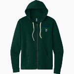 Gunston Herons <span class="pdp-name-mascot">Gunston Herons</span> Next Level Apparel Unisex Santa Cruz Zip Hoodie Front Thumbnail
