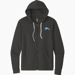 Roger Williams University Hawks Next Level Apparel Unisex Santa Cruz Zip Hoodie Front Thumbnail
