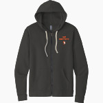 West Warriors <span class="pdp-name-mascot">West Warriors</span> Next Level Apparel Unisex Santa Cruz Zip Hoodie Front Thumbnail