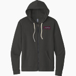 Pierce Raiders Next Level Apparel Unisex Santa Cruz Zip Hoodie Front Thumbnail