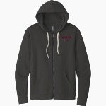 Trinity Warriors <span class="pdp-name-mascot">Trinity Christian Warriors</span> Next Level Apparel Unisex Santa Cruz Zip Hoodie Front Thumbnail