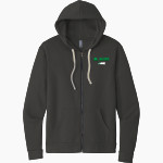 ULS Jr. Bows Next Level Apparel Unisex Santa Cruz Zip Hoodie Front Thumbnail