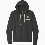 Mount Vernon School Mustangs <span class="pdp-name-mascot">Mount Vernon Mustangs</span> Next Level Apparel Unisex Santa Cruz Zip Hoodie Front Thumbnail