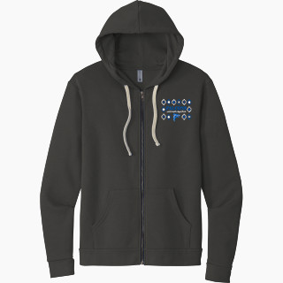Next Level Apparel Unisex Santa Cruz Zip Hoodie