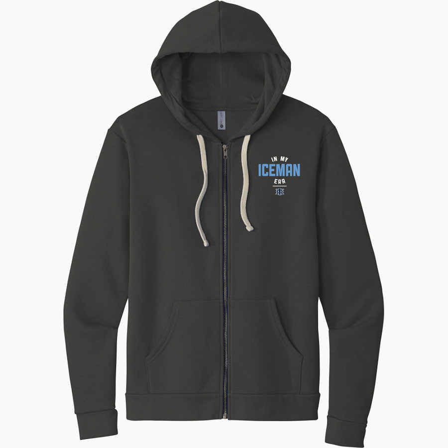 Minnesota Icemen Icemen <span class="pdp-name-mascot">Minnesota Icemen</span> Next Level Apparel Unisex Santa Cruz Zip Hoodie