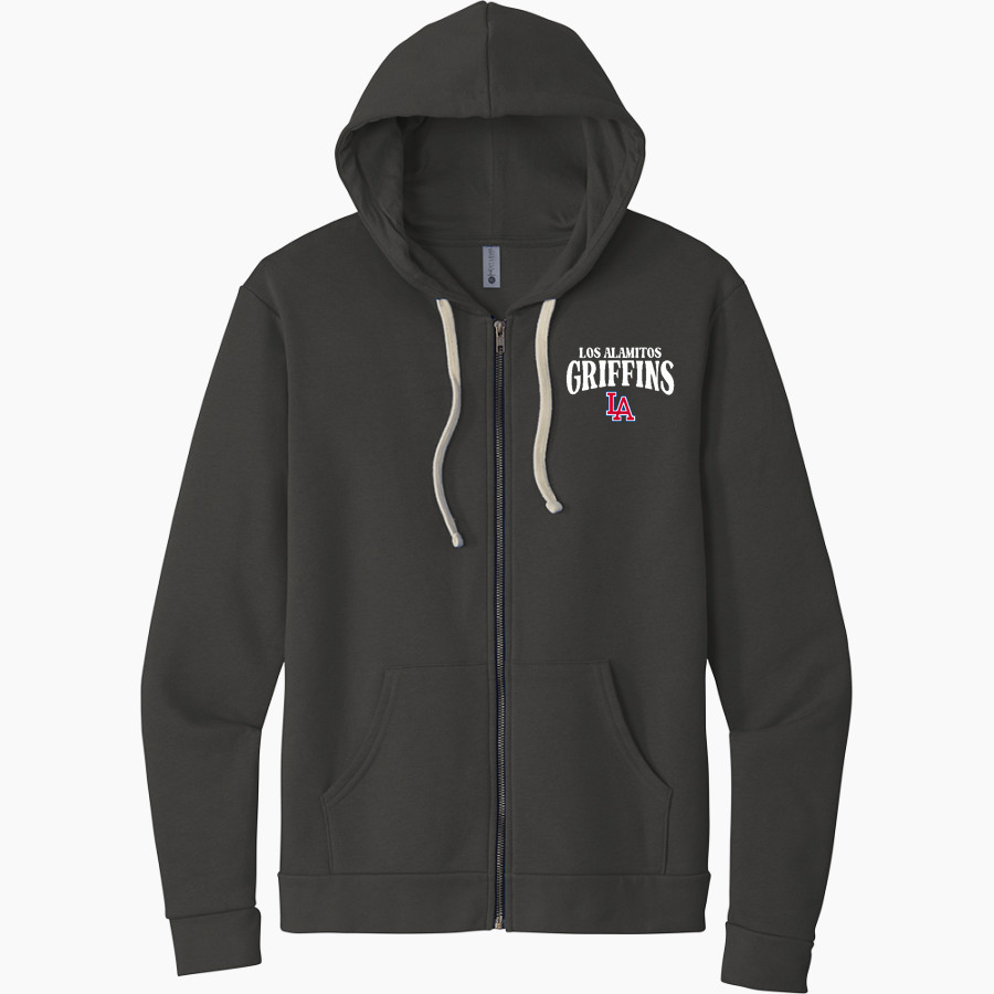 Los Alamitos Griffins <span class="pdp-name-mascot">Los Alamitos Griffins</span> Next Level Apparel Unisex Santa Cruz Zip Hoodie