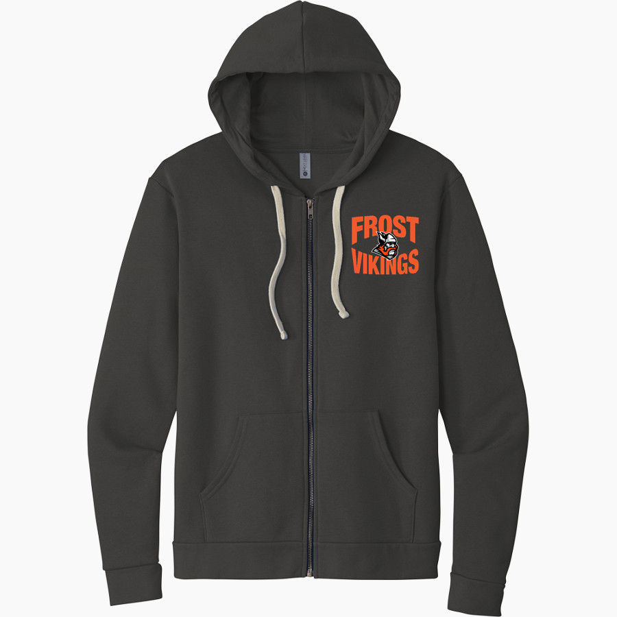 Frost Vikings <span class="pdp-name-mascot">Frost Vikings</span> Next Level Apparel Unisex Santa Cruz Zip Hoodie