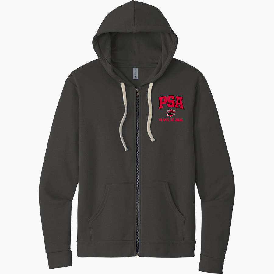 PSA Mustangs official sideline store <span class="pdp-name-mascot">PUTNAM SCIENCE ACADEMY Mustangs</span> Next Level Apparel Unisex Santa Cruz Zip Hoodie
