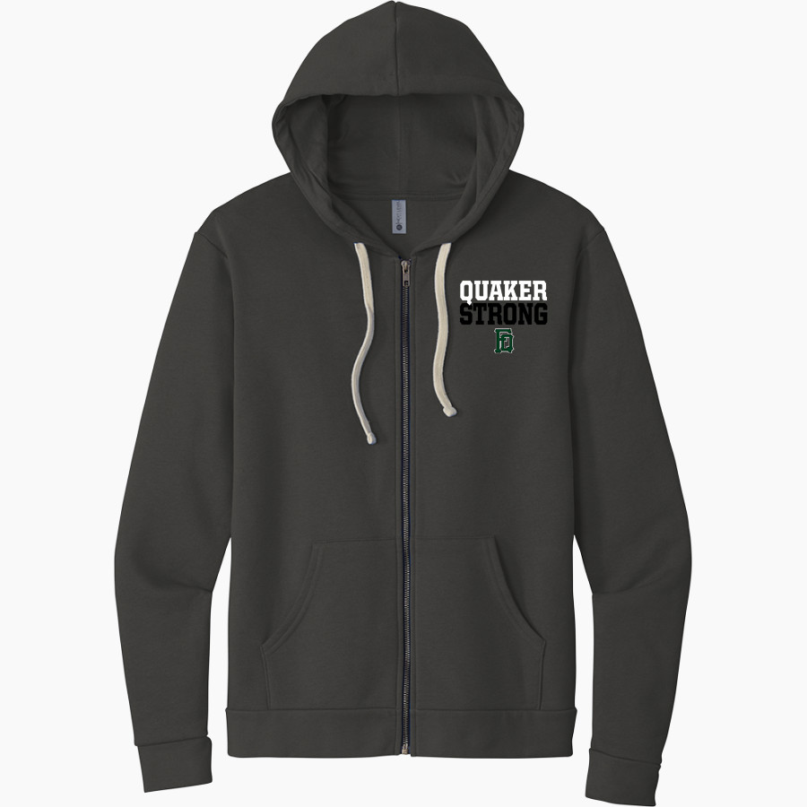 Franklin Quakers <span class="pdp-name-mascot">Franklin Quakers</span> Next Level Apparel Unisex Santa Cruz Zip Hoodie