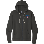 Clarkson-Leigh Patriots <span class="pdp-name-mascot">Clarkson-Leigh Patriots</span> Next Level Apparel Unisex Santa Cruz Zip Hoodie Front Thumbnail