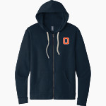 Oswego Panthers <span class="pdp-name-mascot">Oswego Panthers</span> Next Level Apparel Unisex Santa Cruz Zip Hoodie Front Thumbnail