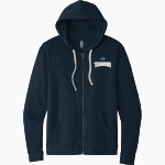 Manhattan Christian Thunder <span class="pdp-name-mascot">Manhattan Christian Thunder</span> Next Level Apparel Unisex Santa Cruz Zip Hoodie Front Thumbnail