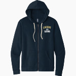 Calvary Lions Next Level Apparel Unisex Santa Cruz Zip Hoodie Front Thumbnail