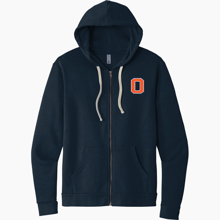 Oswego Panthers <span class="pdp-name-mascot">Oswego Panthers</span> Next Level Apparel Unisex Santa Cruz Zip Hoodie