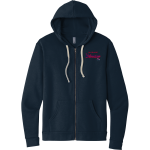 Frontier Academy Wolverines <span class="pdp-name-mascot">Frontier Academy Wolverines</span> Next Level Apparel Unisex Santa Cruz Zip Hoodie Front Thumbnail
