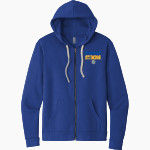 EAST NOBLE HIGH SCHOOL KNIGHTS <span class="pdp-name-mascot">EAST NOBLE KNIGHTS</span> Next Level Apparel Unisex Santa Cruz Zip Hoodie Front Thumbnail