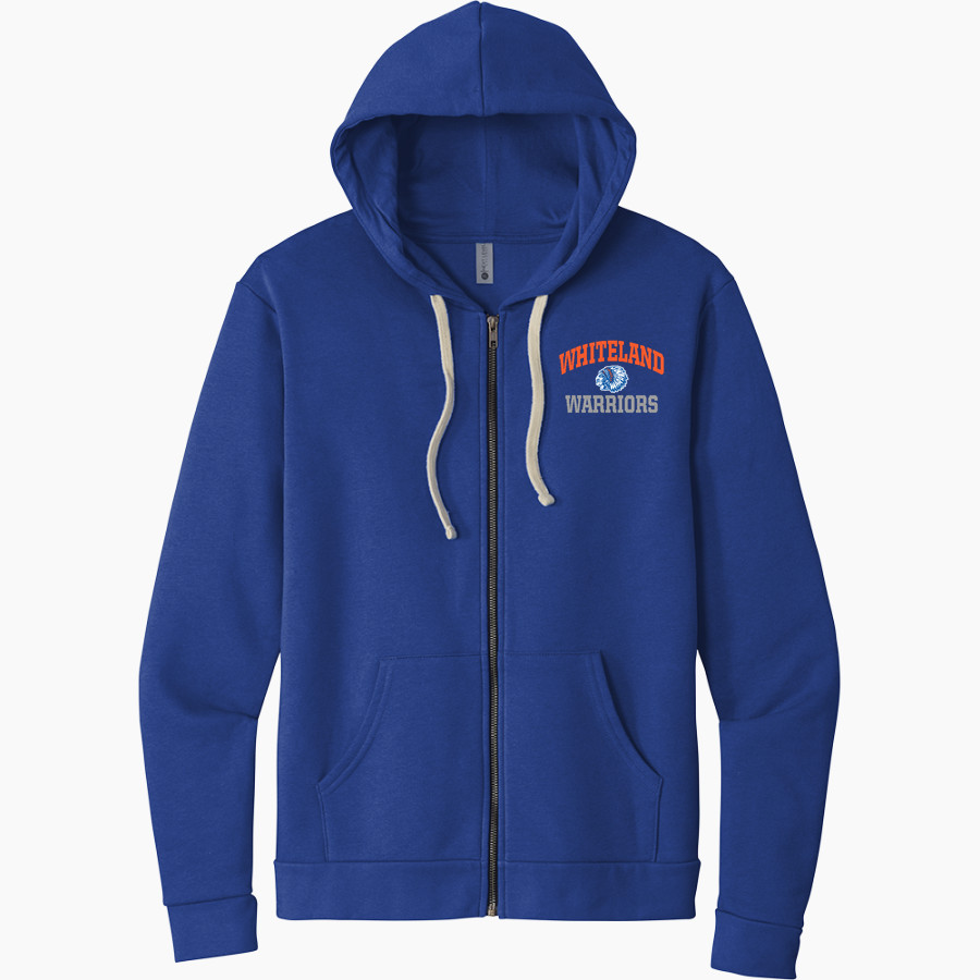 Whiteland Warriors Next Level Apparel Unisex Santa Cruz Zip Hoodie