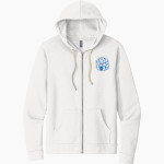 DAVIS SENIOR HIGH SCHOOL BLUE DEVILS <span class="pdp-name-mascot">DAVIS BLUE DEVILS</span> Next Level Apparel Unisex Santa Cruz Zip Hoodie Front Thumbnail