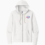 NIAAA - Next Level Apparel Unisex Santa Cruz Zip Hoodie Front Thumbnail