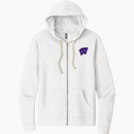 Woodlawn Panthers <span class="pdp-name-mascot">Woodlawn Panthers</span> Next Level Apparel Unisex Santa Cruz Zip Hoodie Front Thumbnail