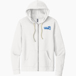 CCSU Blue Devils Next Level Apparel Unisex Santa Cruz Zip Hoodie Front Thumbnail