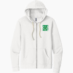 WEST DAVIDSON HIGH SCHOOL DRAGONS Next Level Apparel Unisex Santa Cruz Zip Hoodie Front Thumbnail