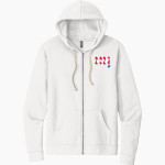 SEABURY HALL HIGH SCHOOL SPARTANS <span class="pdp-name-mascot">SEABURY HALL SPARTANS</span> Next Level Apparel Unisex Santa Cruz Zip Hoodie Front Thumbnail