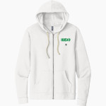 HILLCREST HIGH SCHOOL HUSKIES <span class="pdp-name-mascot">HILLCREST HUSKIES</span> Next Level Apparel Unisex Santa Cruz Zip Hoodie Front Thumbnail