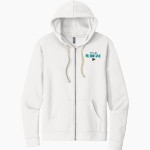 Folsom Lake Falcons Next Level Apparel Unisex Santa Cruz Zip Hoodie Front Thumbnail
