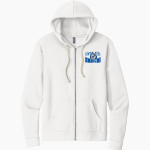 Coxsackie-Athens High School Riverhawks official sideline store <span class="pdp-name-mascot">Coxsackie-Athens Riverhawks</span> Next Level Apparel Unisex Santa Cruz Zip Hoodie Front Thumbnail
