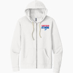 MILL RIVER UNION HIGH SCHOOL MINUTEMEN Next Level Apparel Unisex Santa Cruz Zip Hoodie Front Thumbnail