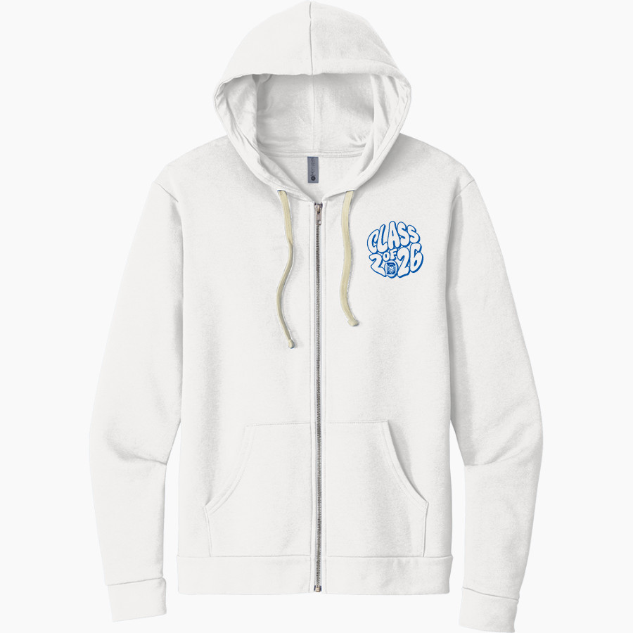 DAVIS SENIOR HIGH SCHOOL BLUE DEVILS <span class="pdp-name-mascot">DAVIS BLUE DEVILS</span> Next Level Apparel Unisex Santa Cruz Zip Hoodie