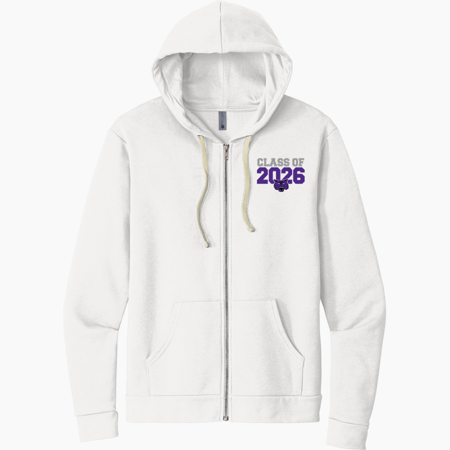MUNCIE CENTRAL HIGH SCHOOL BEARCATS <span class="pdp-name-mascot">MUNCIE BEARCATS</span> Next Level Apparel Unisex Santa Cruz Zip Hoodie