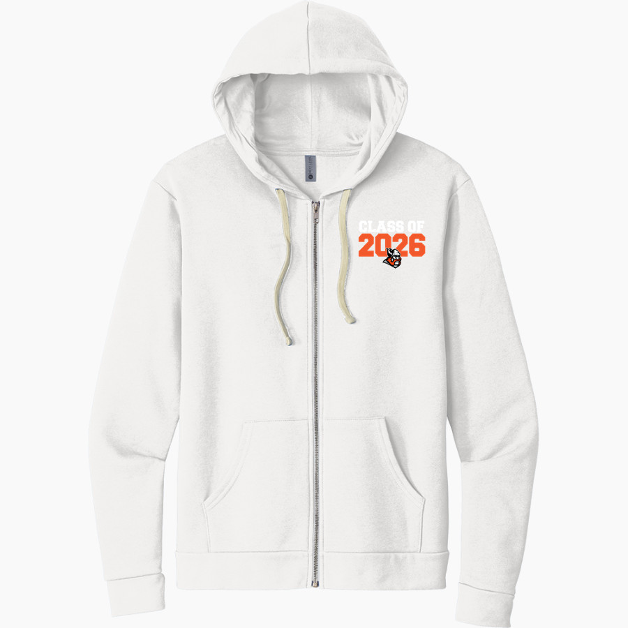 Frost Vikings <span class="pdp-name-mascot">Frost Vikings</span> Next Level Apparel Unisex Santa Cruz Zip Hoodie