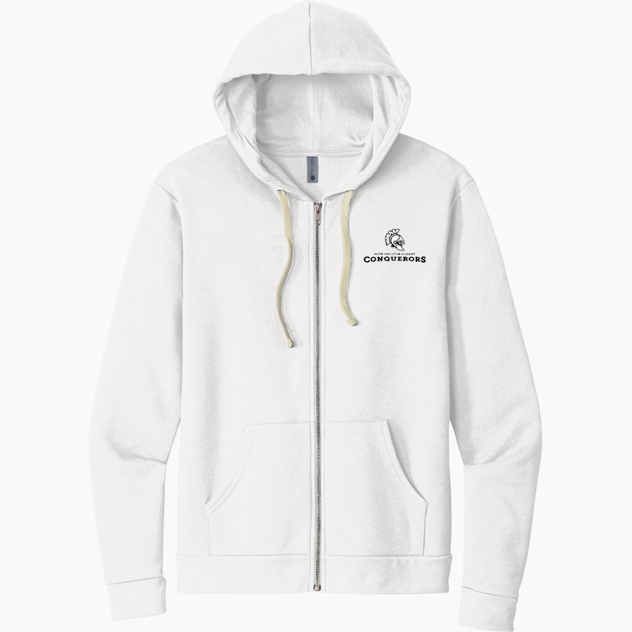 FAITH CHRISTIAN ACADEMY CONQUERORS <span class="pdp-name-mascot">FAITH CONQUERORS</span> Next Level Apparel Unisex Santa Cruz Zip Hoodie