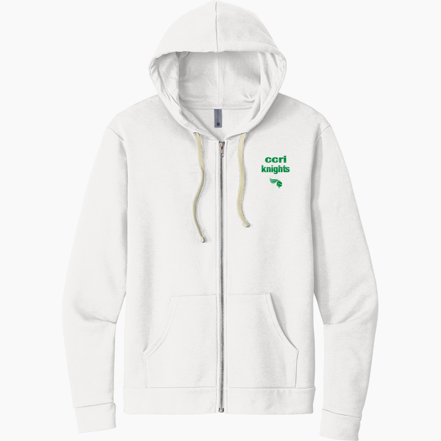 Community College of Rhode Island Knights <span class="pdp-name-mascot">COMMUNITY COLLEGE OF RHODE ISLAND Knights</span> Next Level Apparel Unisex Santa Cruz Zip Hoodie