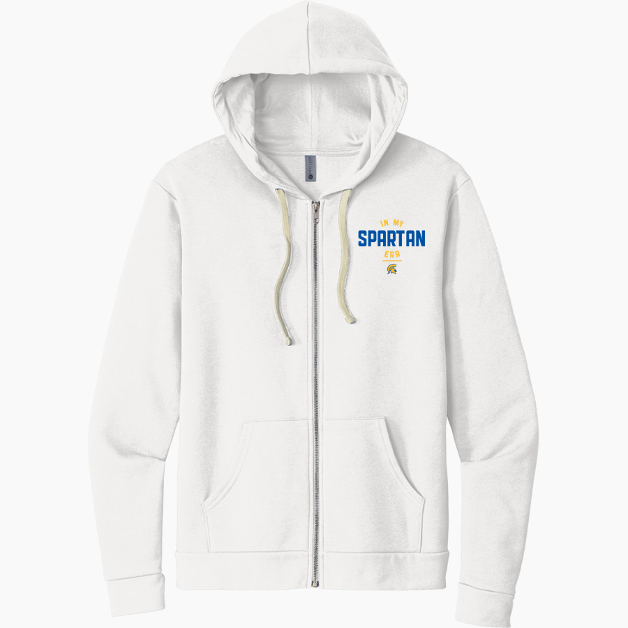 MASON CO CENTRAL HIGH SCHOOL SPARTANS Next Level Apparel Unisex Santa Cruz Zip Hoodie