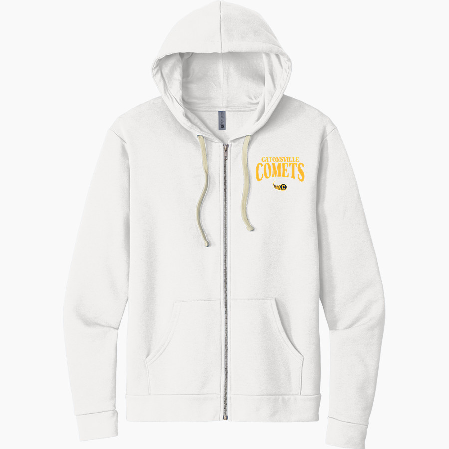 Catonsville Comets <span class="pdp-name-mascot">Catonsville Comets</span> Next Level Apparel Unisex Santa Cruz Zip Hoodie