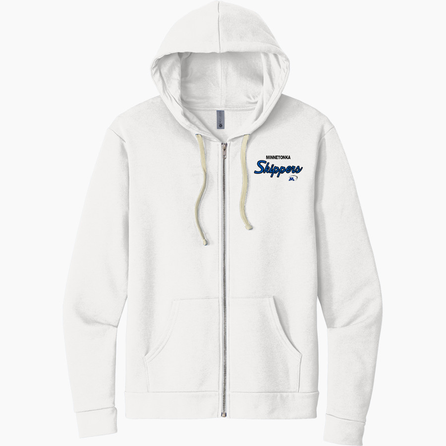 Minnetonka Skippers Next Level Apparel Unisex Santa Cruz Zip Hoodie