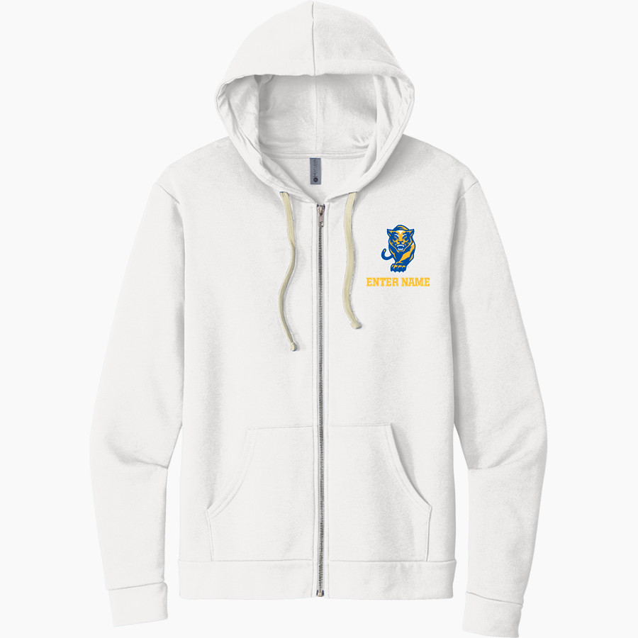 Greenfield Central Cougars Online Store <span class="pdp-name-mascot">Greenfield-Central Cougars</span> Next Level Apparel Unisex Santa Cruz Zip Hoodie