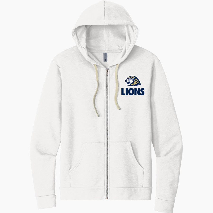 Calvary Lions <span class="pdp-name-mascot">Calvary Lions</span> Next Level Apparel Unisex Santa Cruz Zip Hoodie